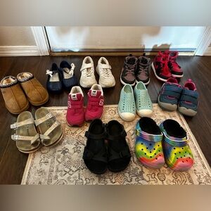 10 pairs of girls, various shoes